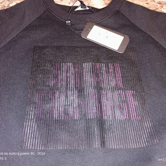 Armani exchange children's unisex sweatshirt size XS new with tags - Picture 2 of 4